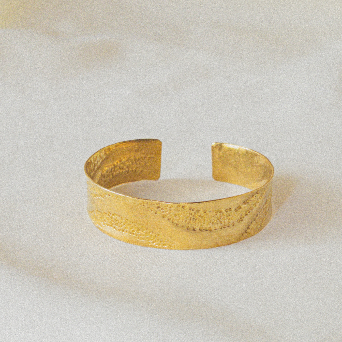 Statement Cuff with Flow Pattern