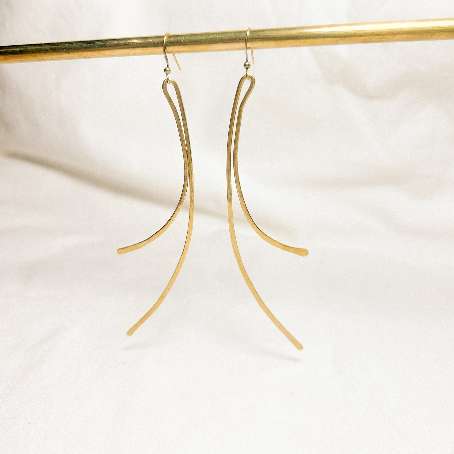 Altair Brass Earrings