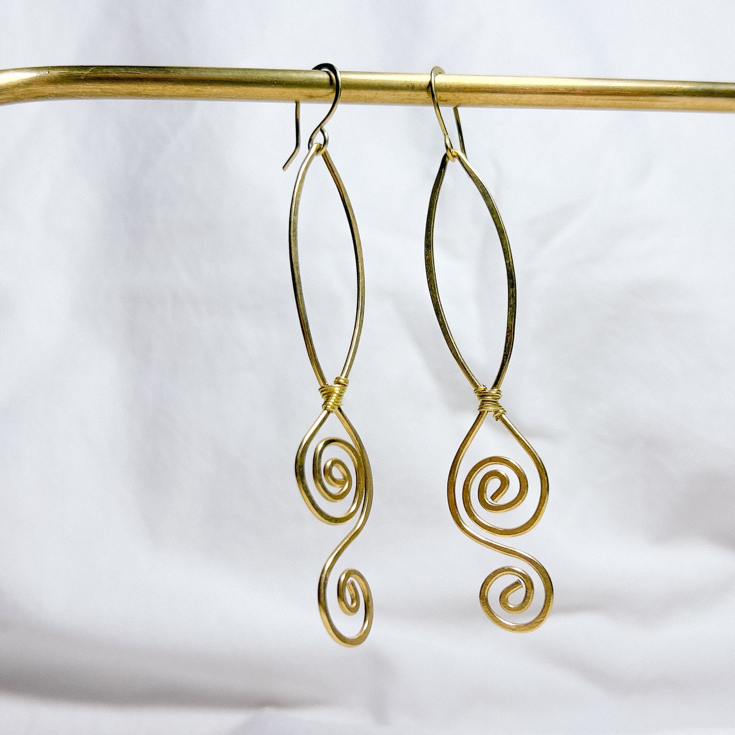 Virelai Brass Earrings
