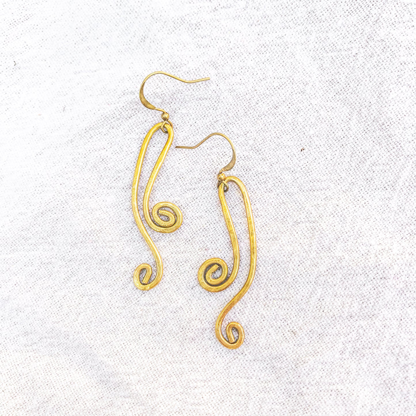 Golden Cascade Earrings