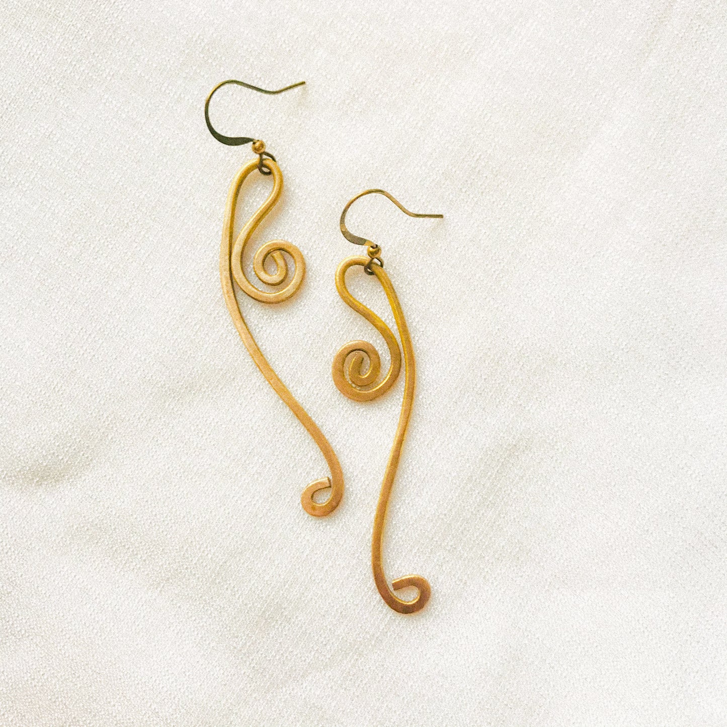 Golden Cascade Earrings