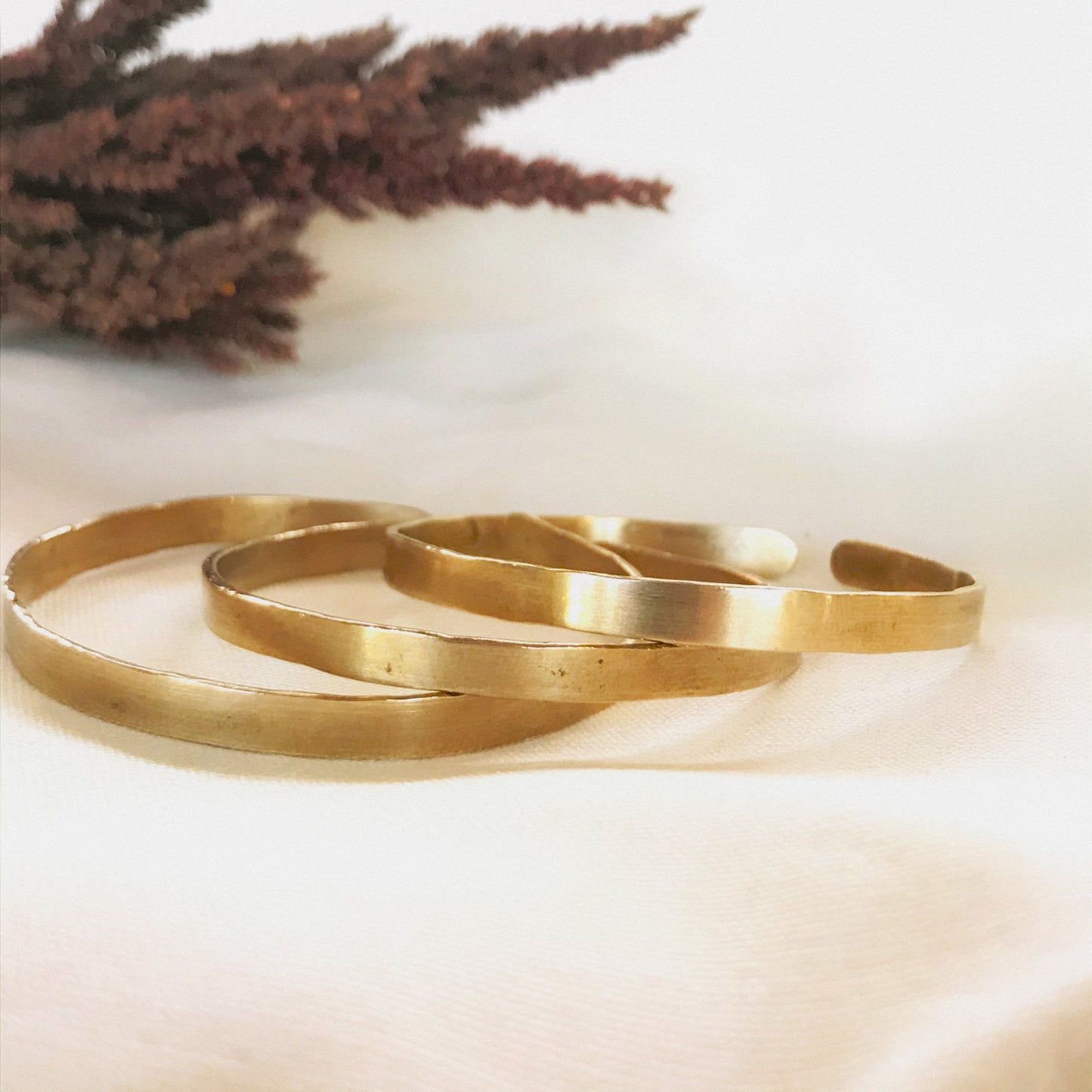 Lipid Brass Bracelet (70mm Width)