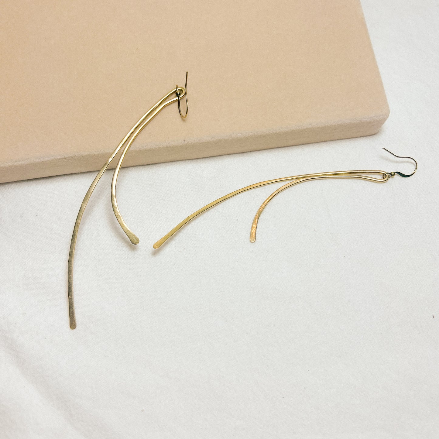 Altair Brass Earrings
