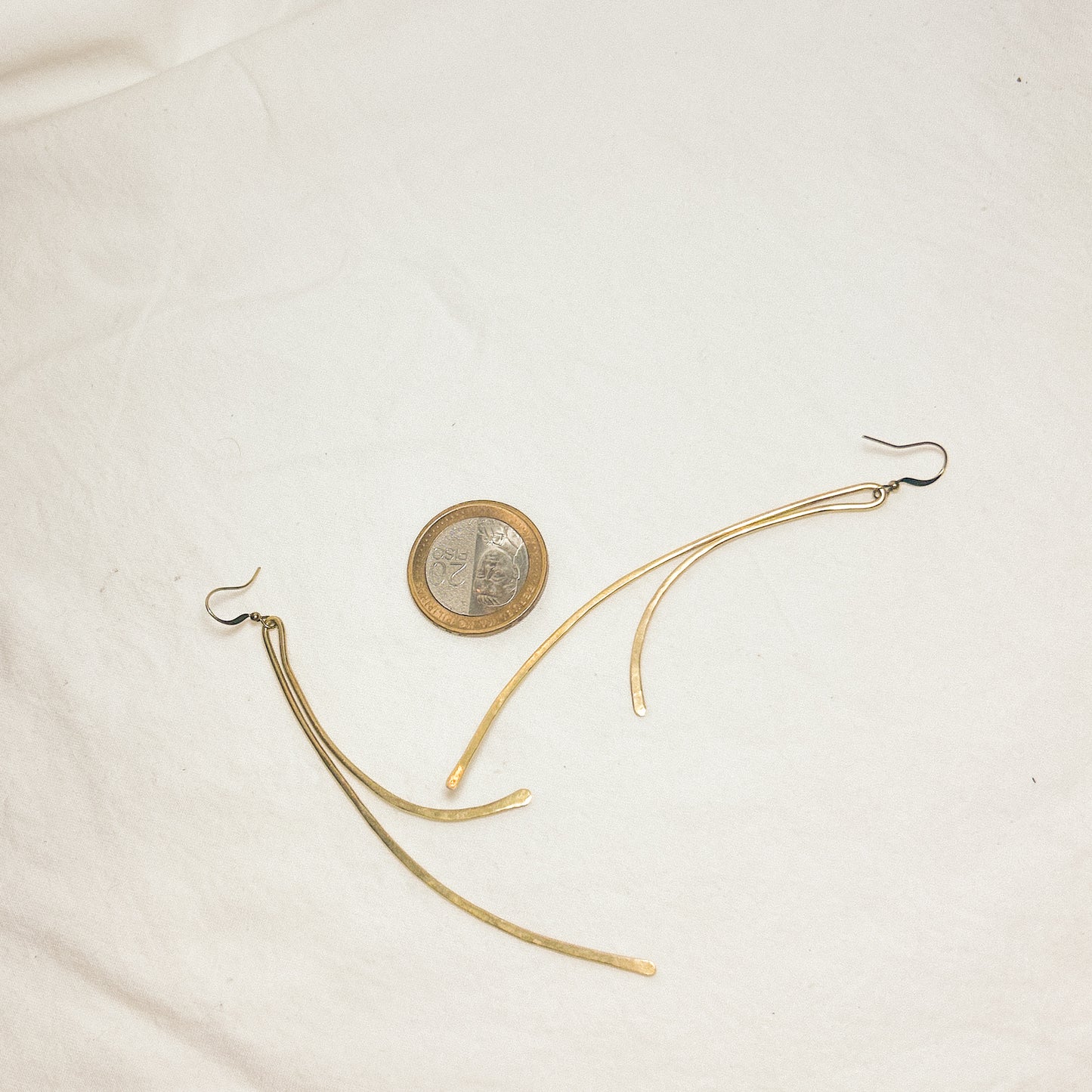 Altair Brass Earrings