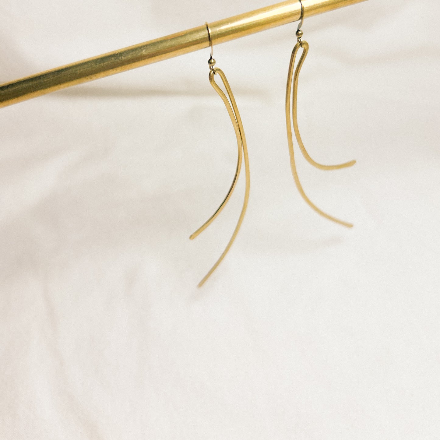Altair Brass Earrings