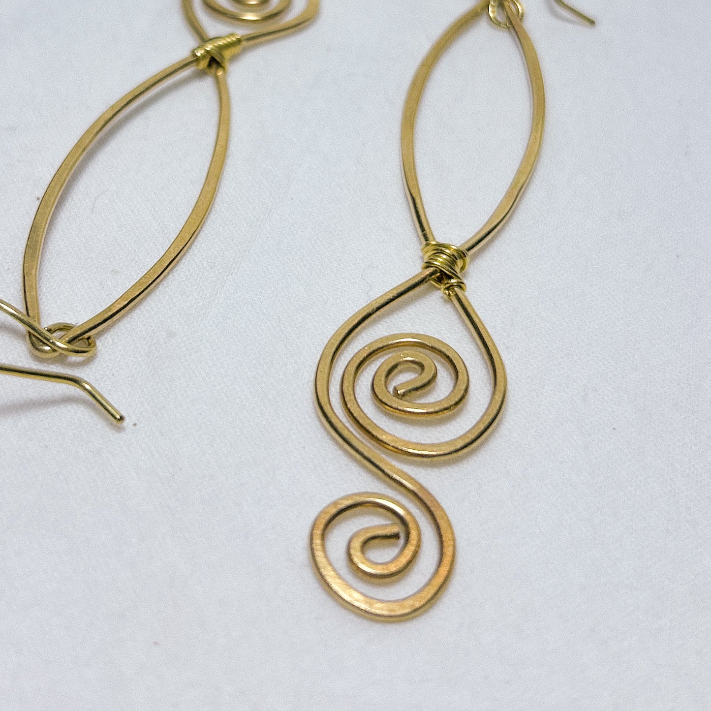 Virelai Brass Earrings