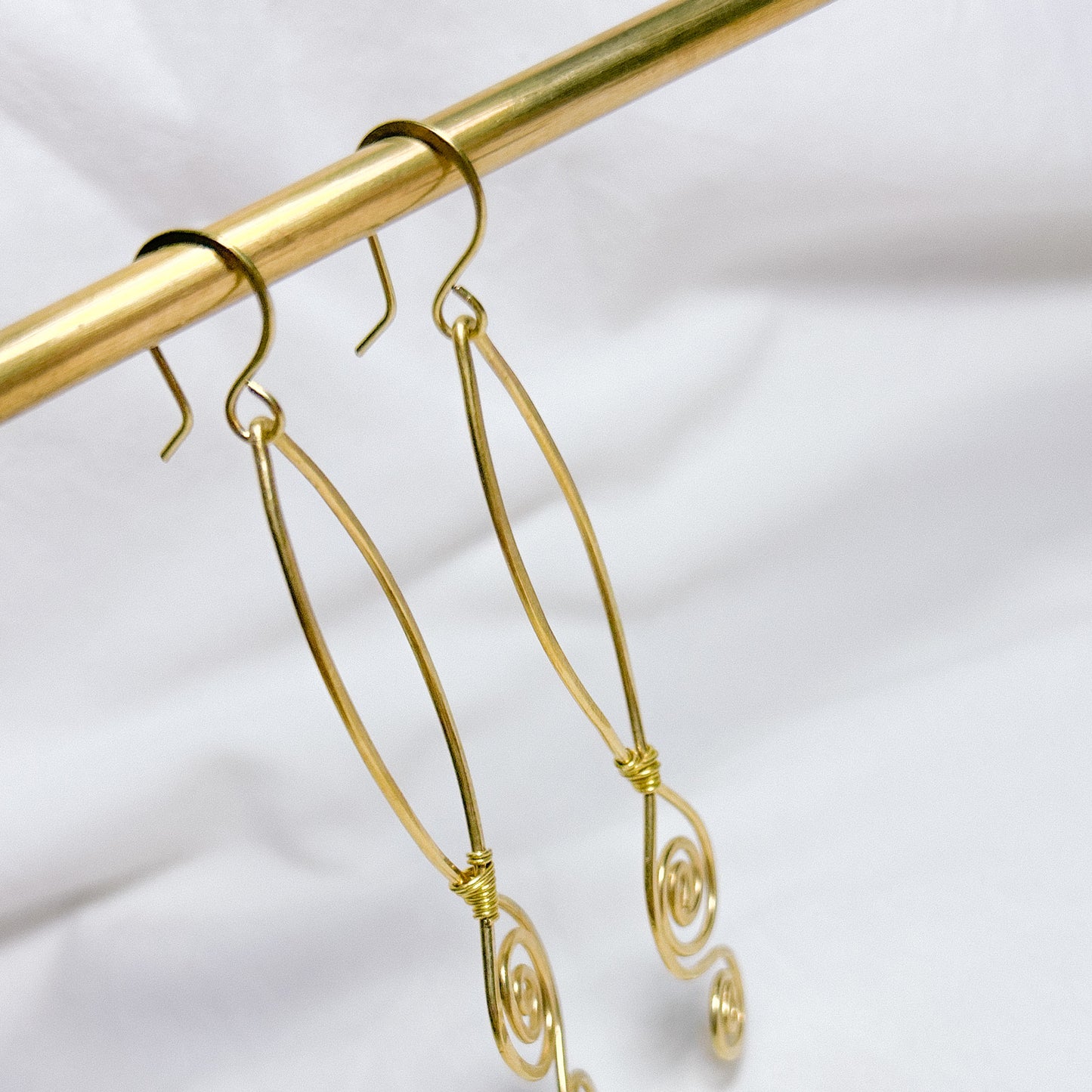 Virelai Brass Earrings