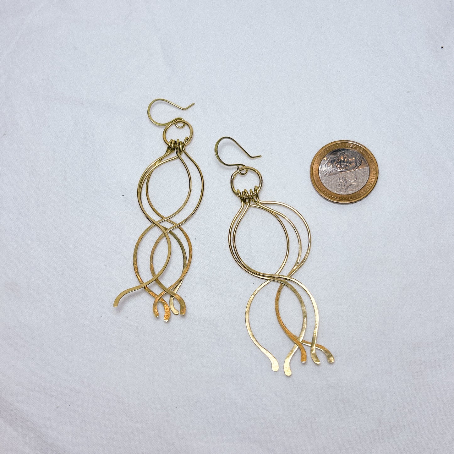Helixia Brass Earrings