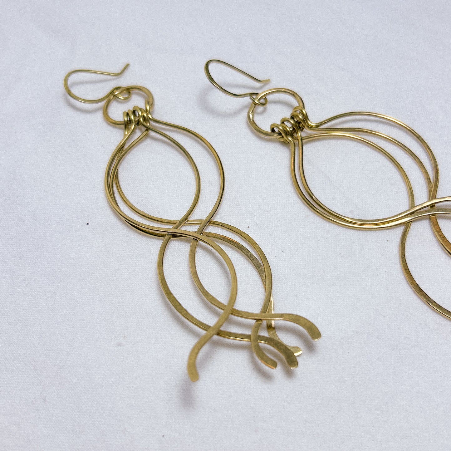 Helixia Brass Earrings