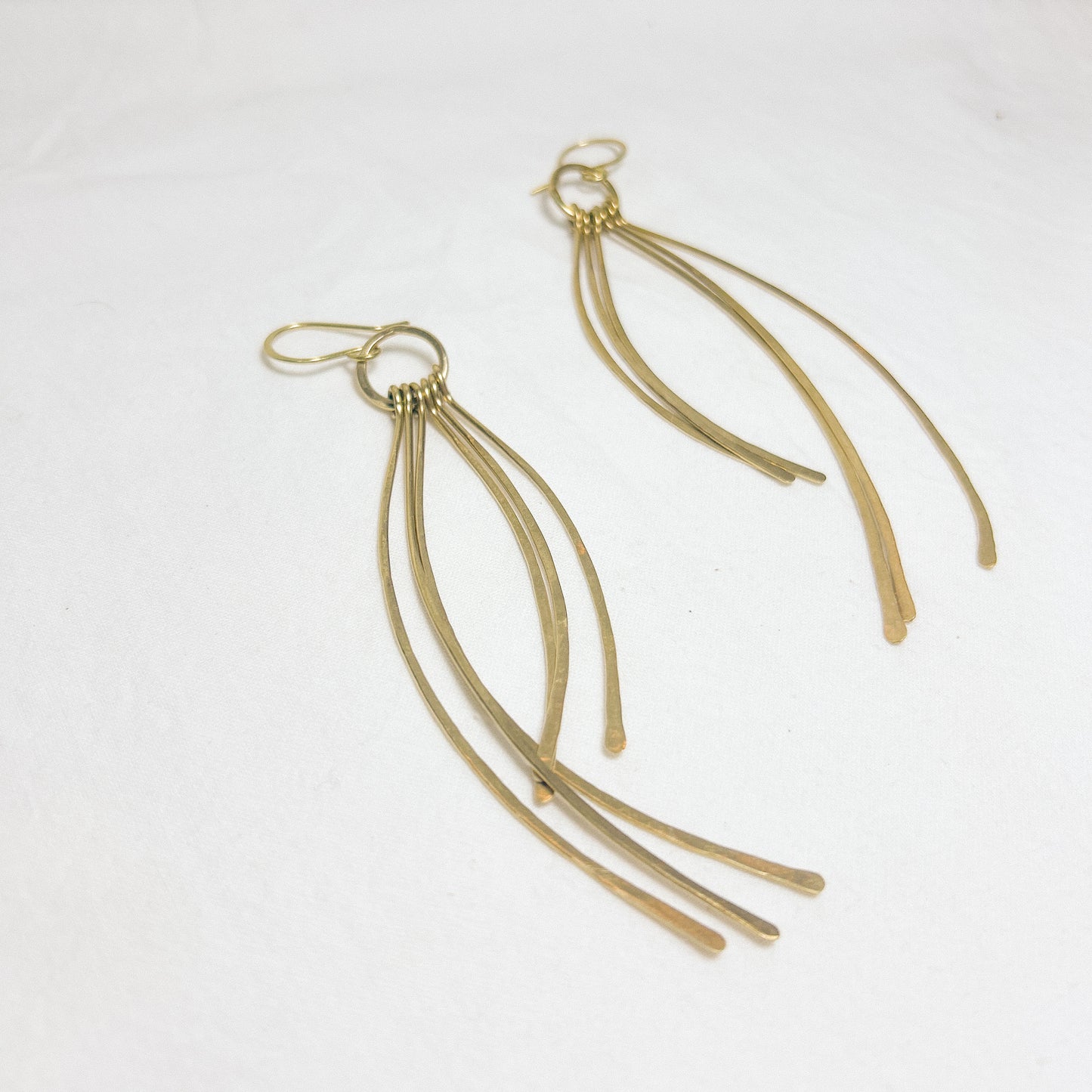 Mizu Brass Earrings