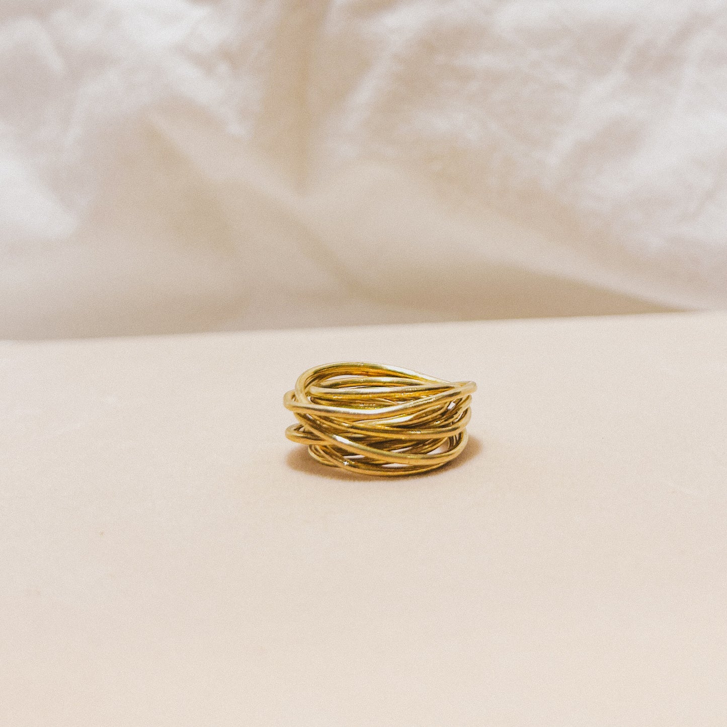 Eleria Handmade Brass Ring