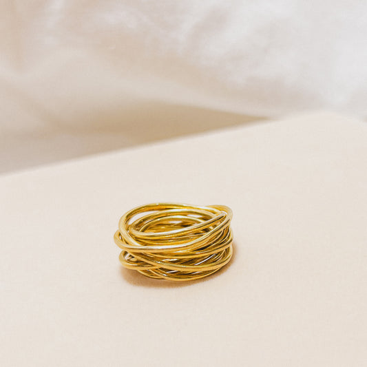 Eleria Handmade Brass Ring