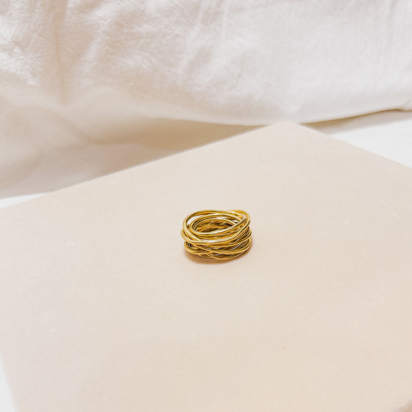 Eleria Handmade Brass Ring