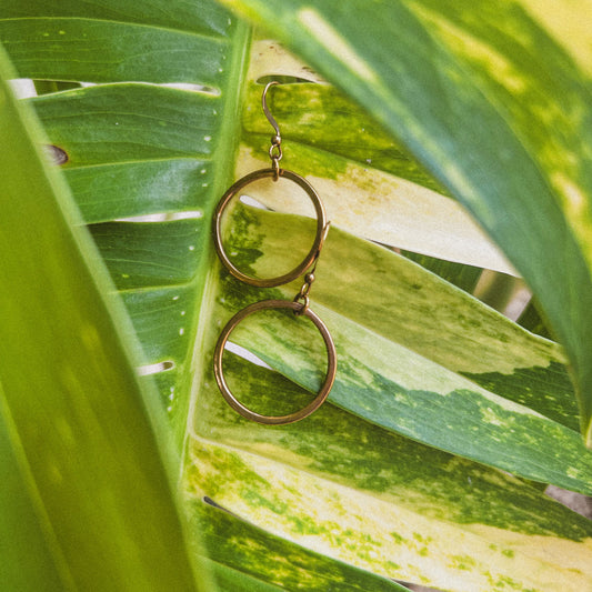 Dangling Hoop Earrings