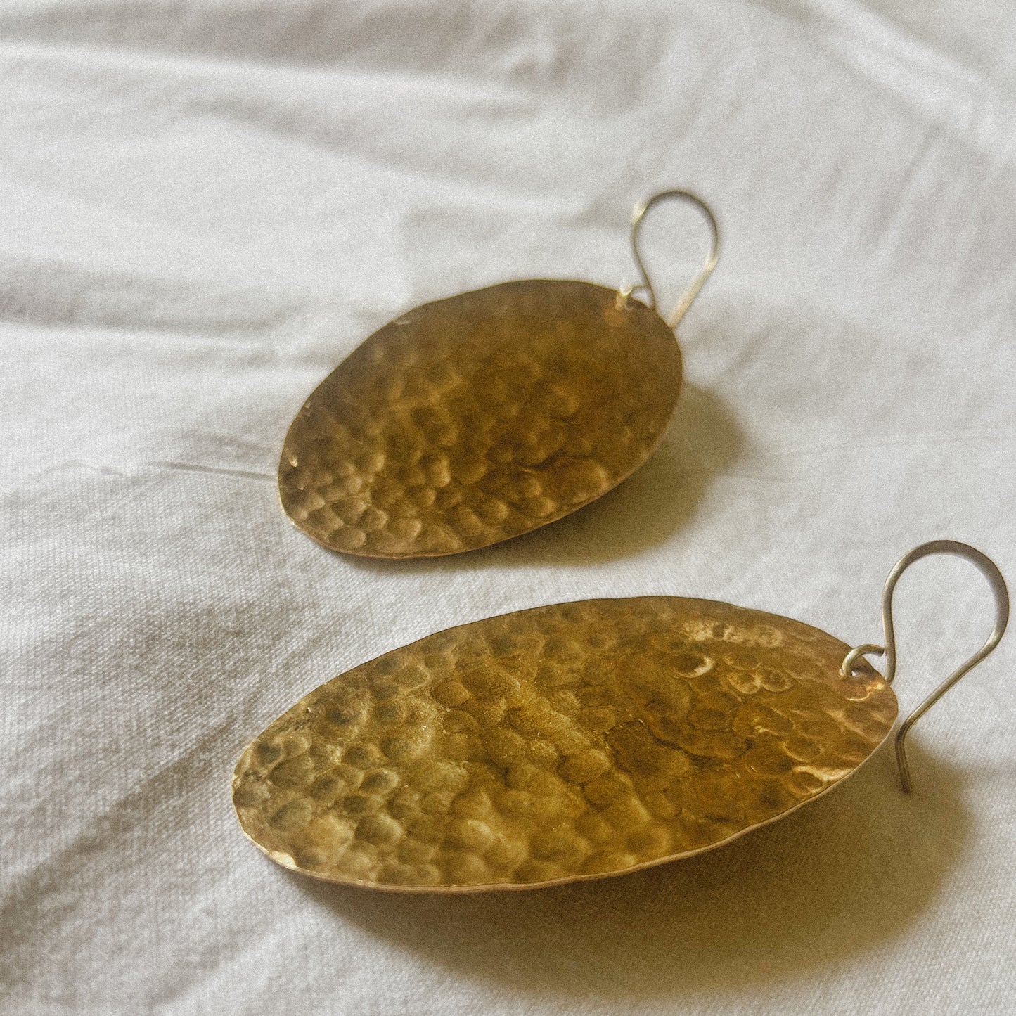 Lawa - Handcrafted Brass Earrings