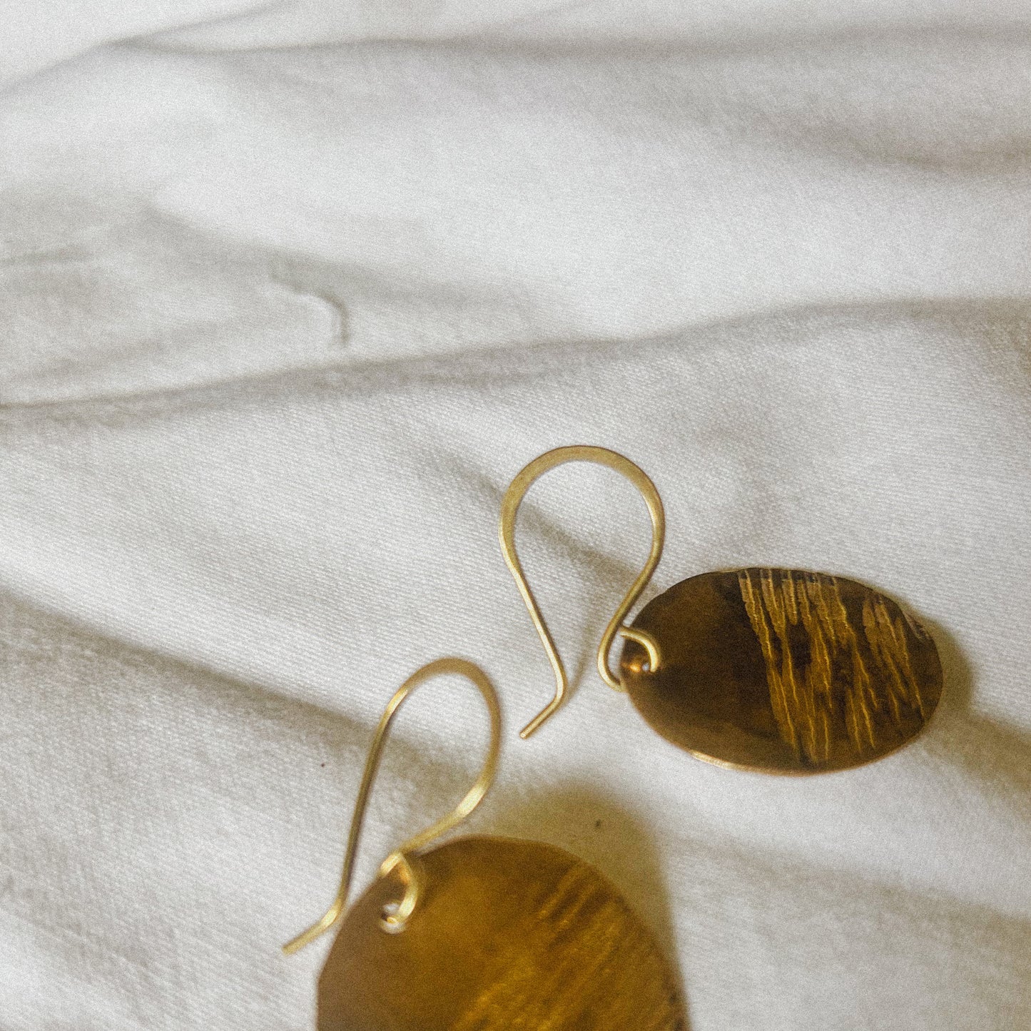 Araw Mini Brass Earrings